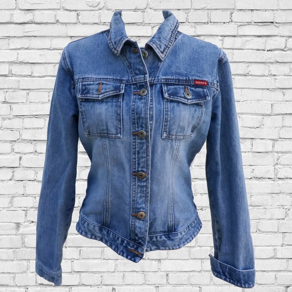 Vintage Guess Denim Trucker Jacket Size Large